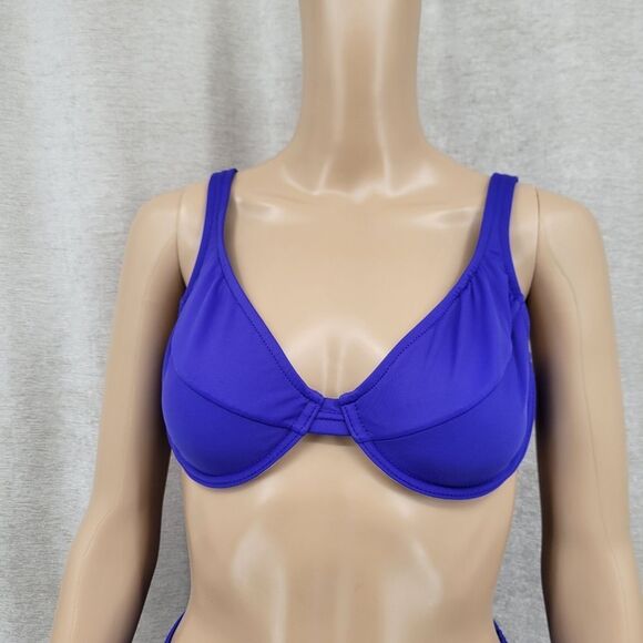 Venus Vintage Women's Blue Bikini Matching Set Swimsuit Bathing Suit - Picture 2 of 14